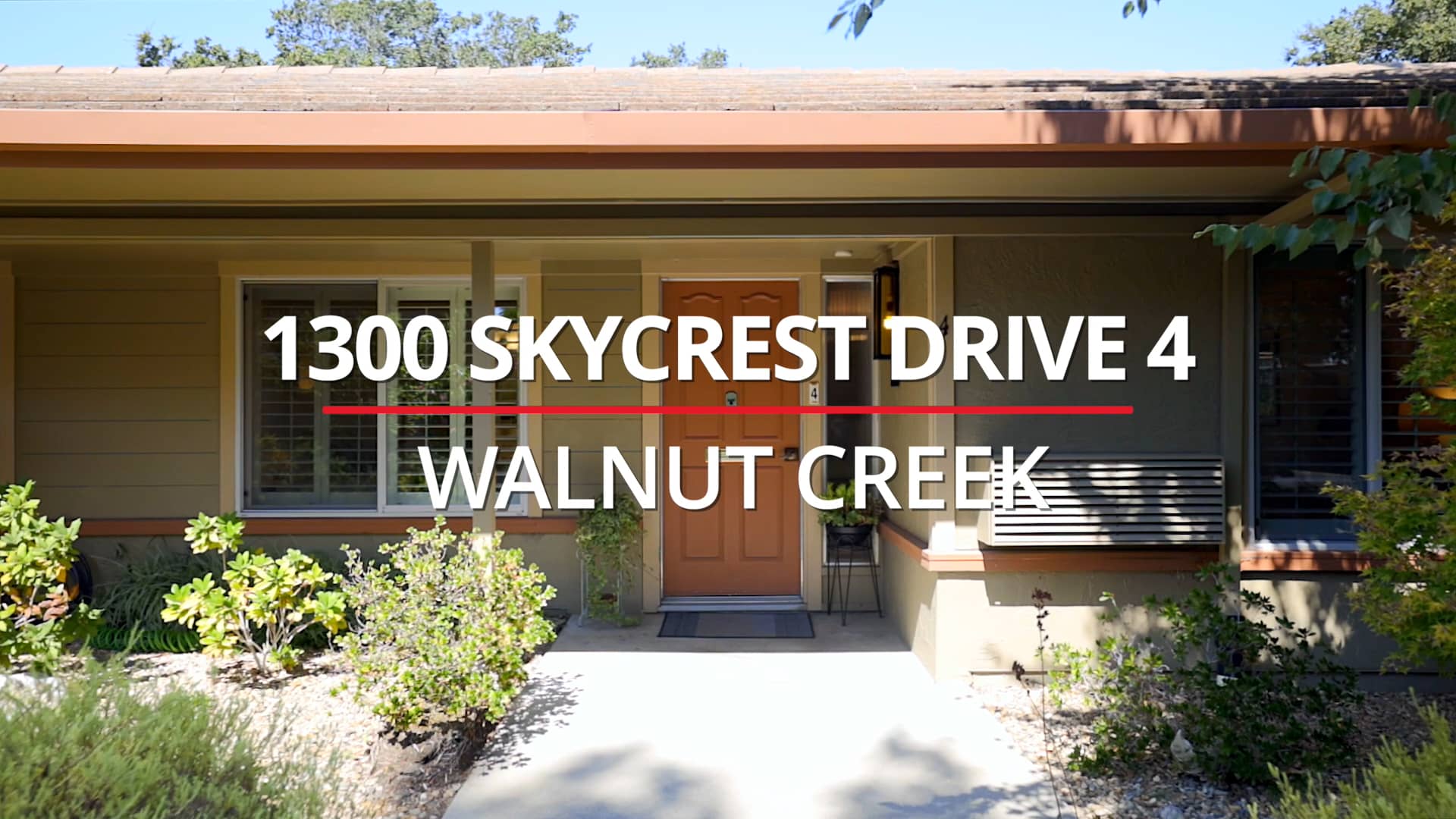 1300 Skycrest Drive 4, Walnut Creek Presented by Bill and Eli