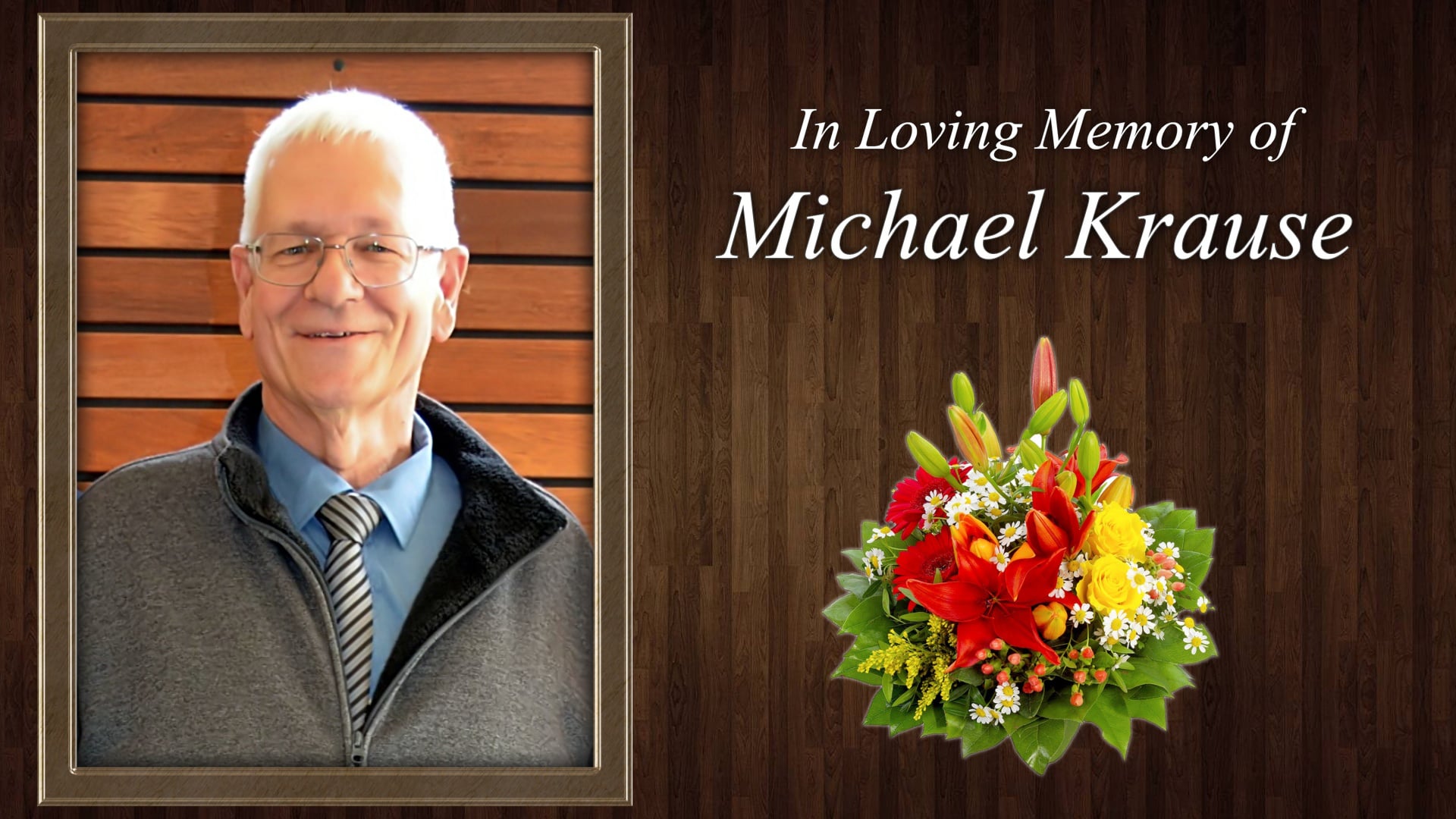 Michael Krause Memorial Service on Vimeo