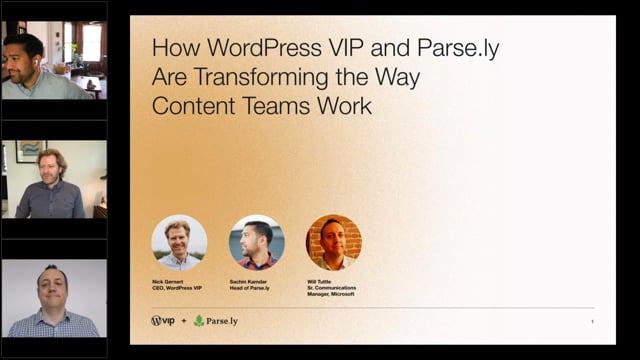 Thumbnail for: Behind the Acquisition: How WordPress VIP and Parse.ly Are Transforming the Way Content Teams Work