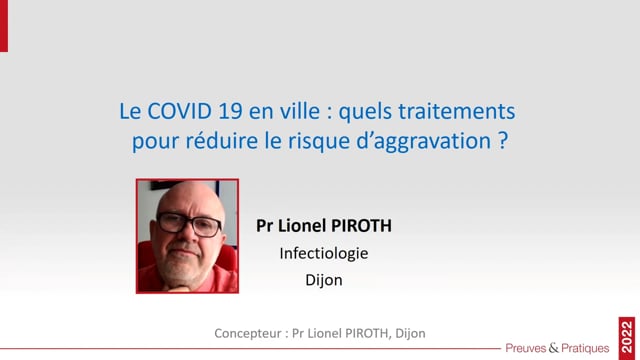 Le COVID19 en ville : quels traitements pour réduire le risque d’aggravation ?