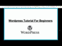 WordPress Course Intro