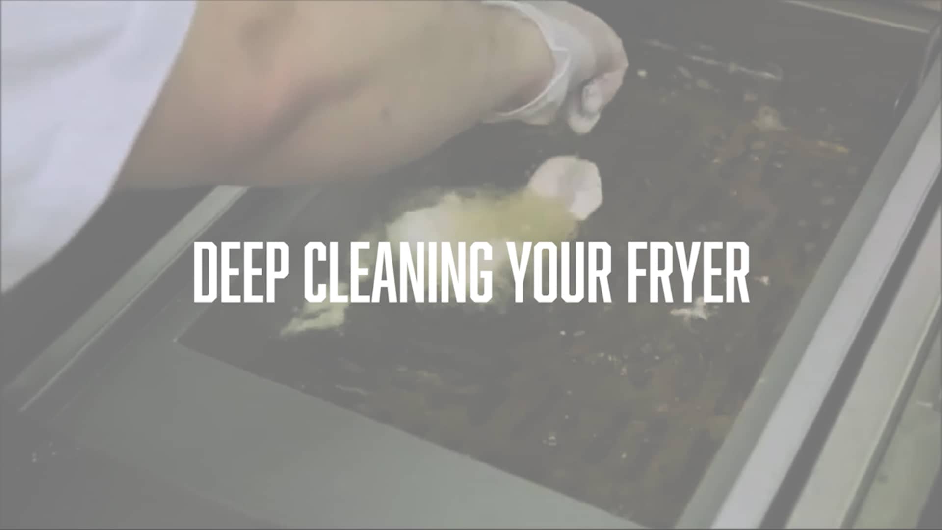 Deep Cleaning Your Fryer on Vimeo