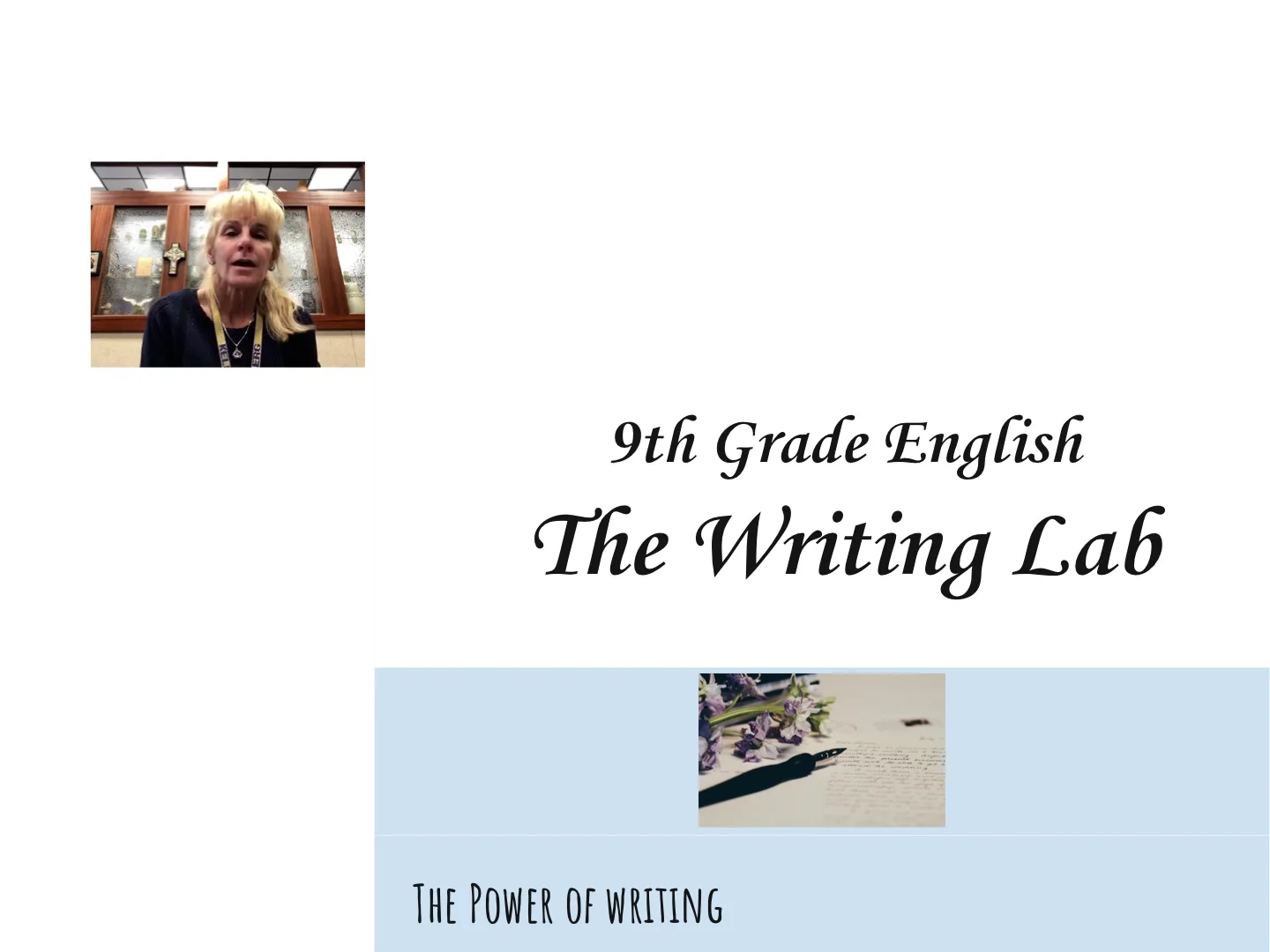 9th Grade Writing Lab - 2022 on Vimeo