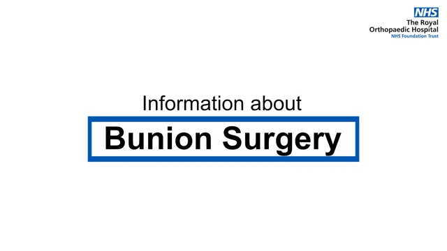 Bunions - NHS