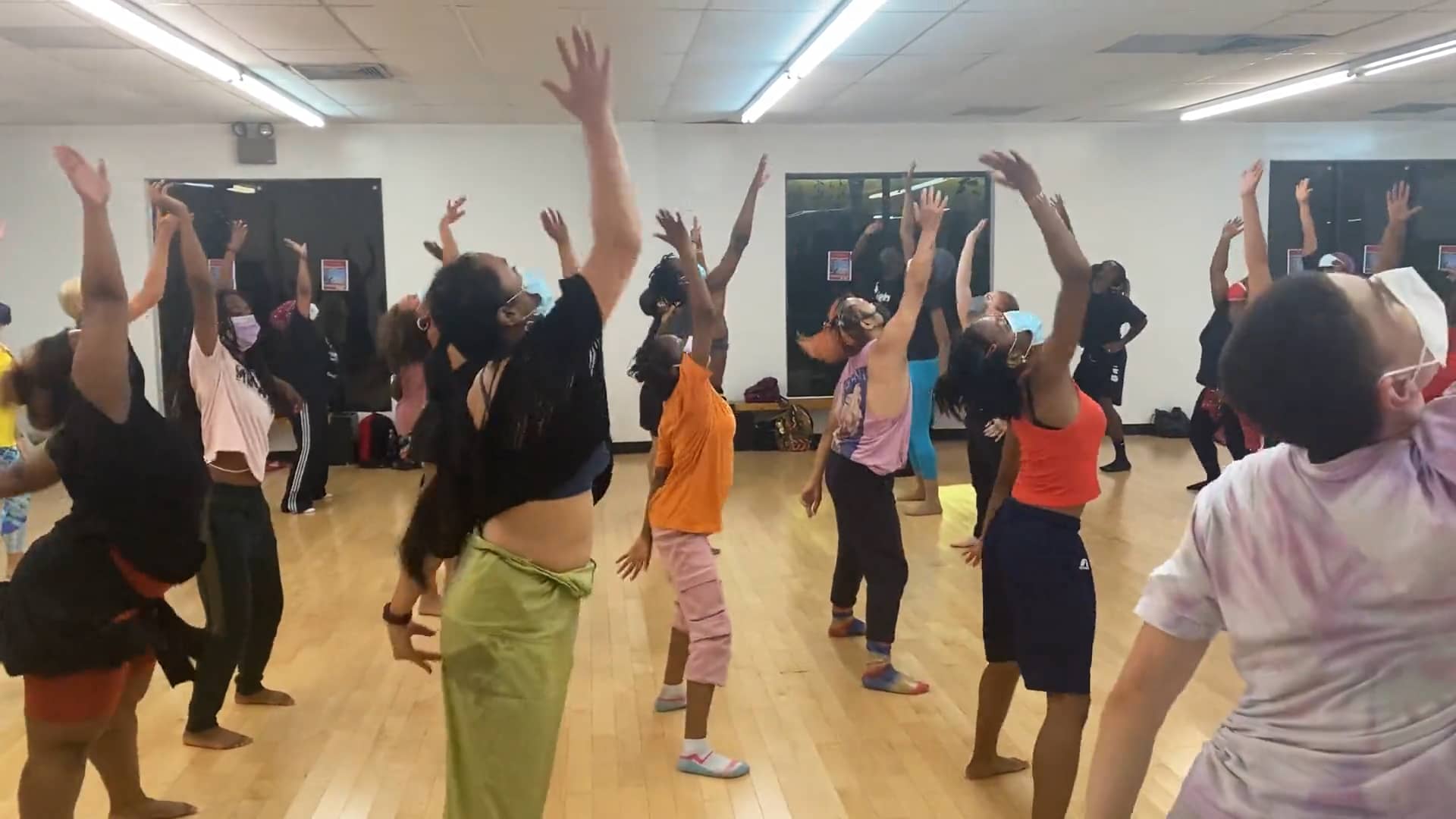 Ronald K Brown & Arcell Cabuag Community Dance Class at EVIDENCE Dance ...