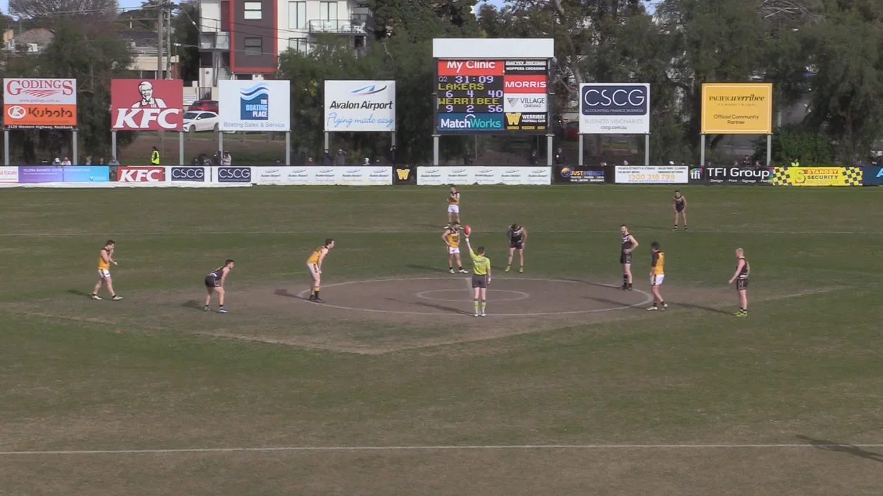 2022 WRFL Division 1 Finals Caroline Springs v Werribee Districts P3 on ...