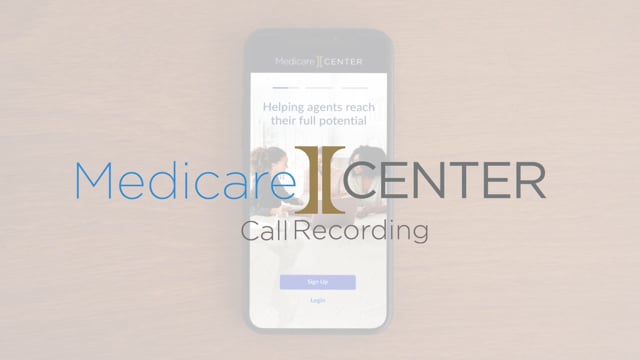 MedicareCENTER Call Recording How-to-Video