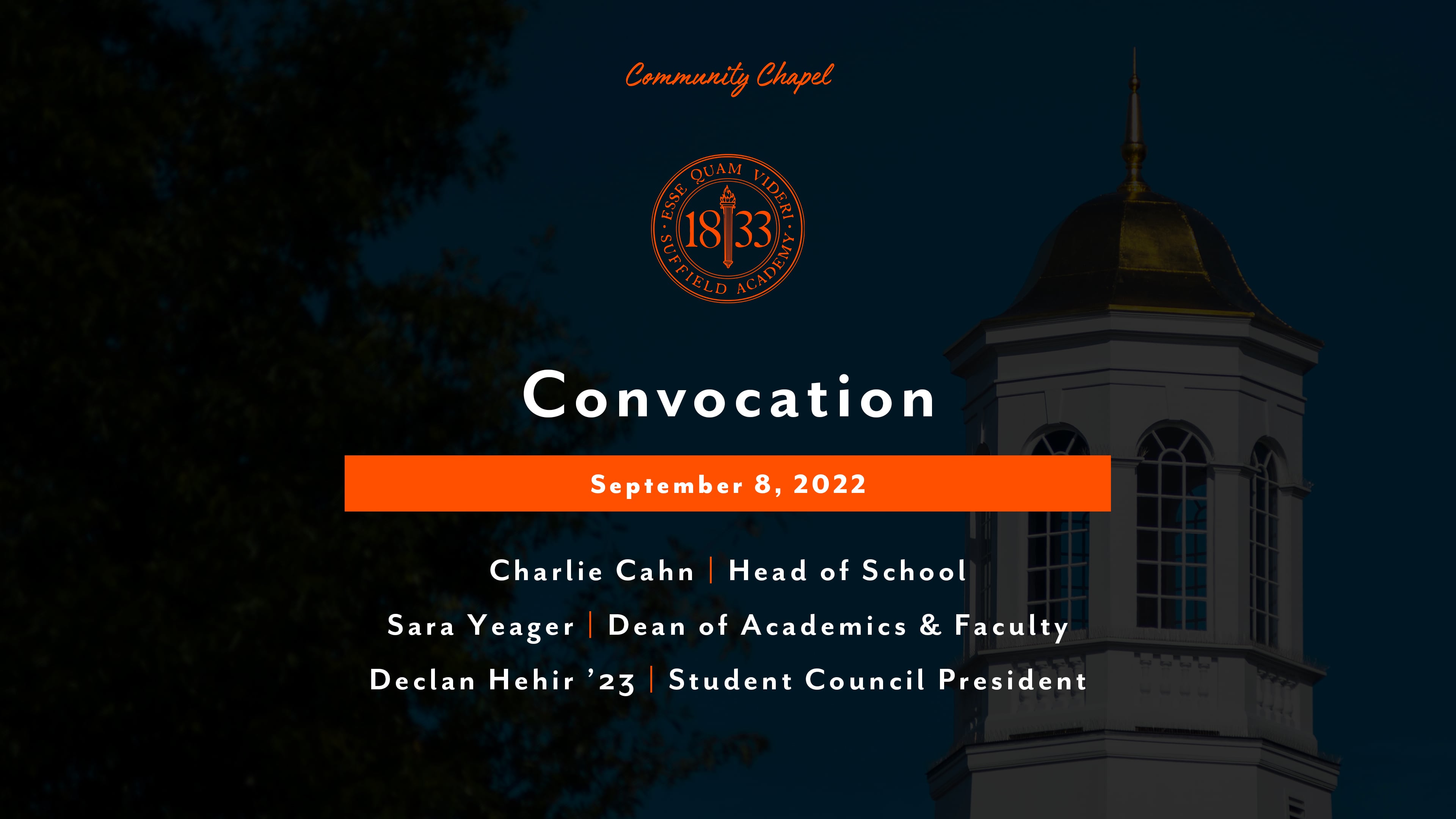 2022-2023 - 2022 Convocation on Vimeo
