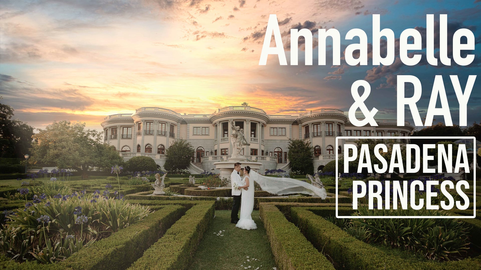 Pasadena wedding film still by Lulan Studio
