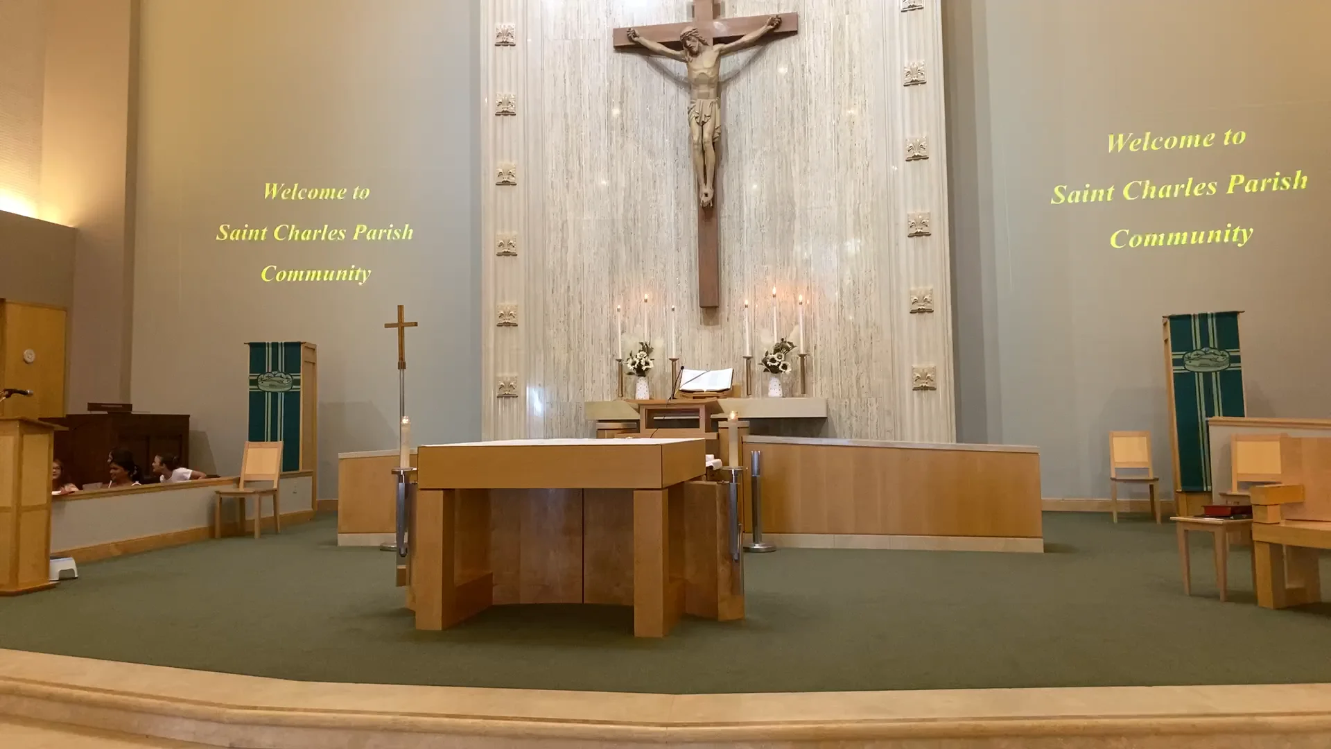 Saint Charles Parish Sunday Masses - 9-10-22 5:00 Mass on Vimeo