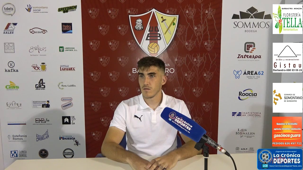 ALEJANDRO MUÑOZ (Jugador Robres) UD Barbastro 1-2 CD Robres / Jornada 1 / 3ª División