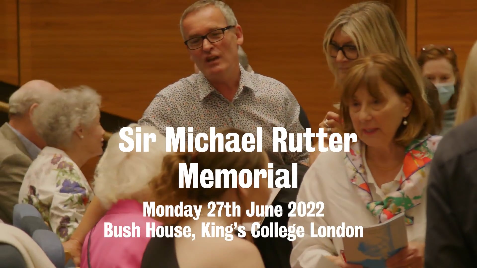 Sir Michael Rutter Memorial Highlights