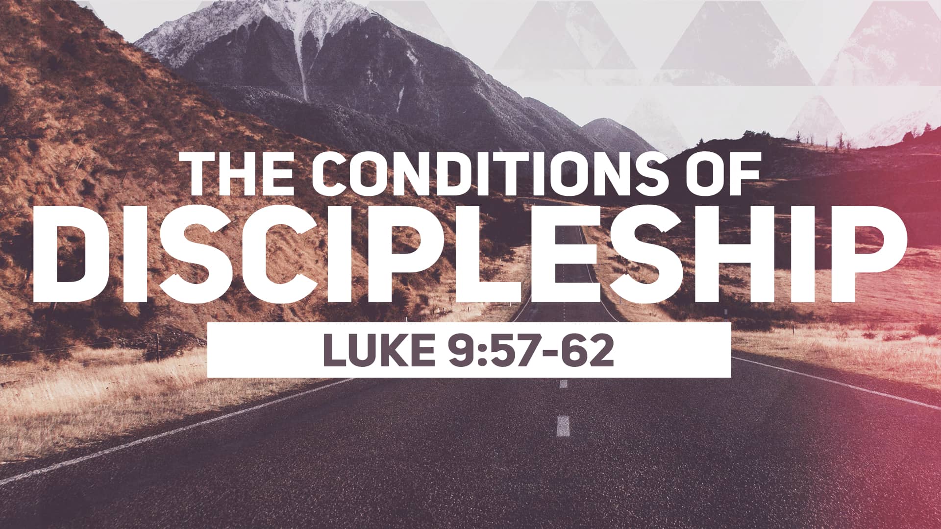 The Conditions of Discipleship (AM) on Vimeo