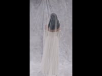 Anais | Sheer Wedding Veil with Pearls