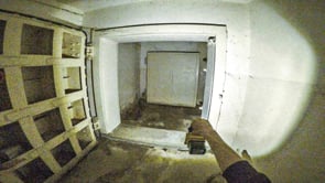 We found a sealed underground safe house with emergency power