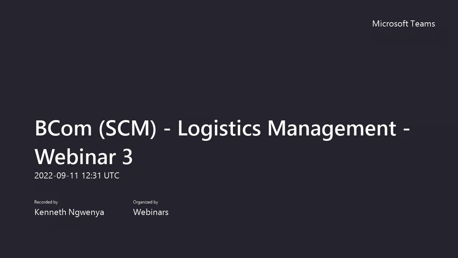 MicrosoftTeams-video Logistics Management on Vimeo