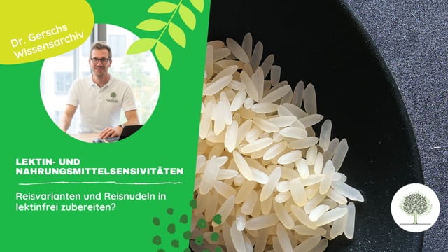 Können Reisvarianten und Reisnudeln lektinfrei zubereitet werden? 