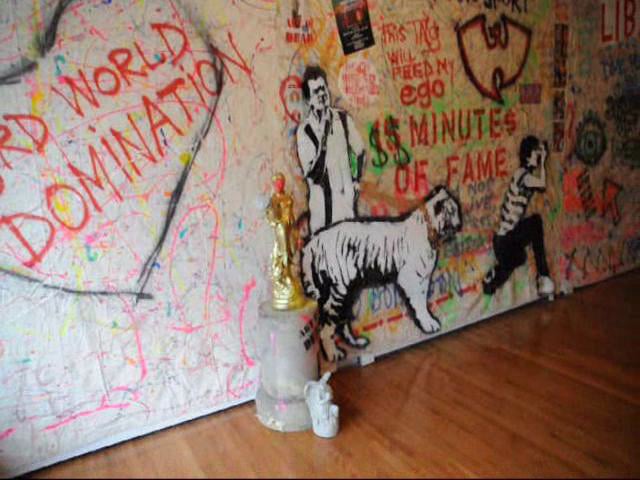 ART IS DEAD Installation by Chuck Tingley