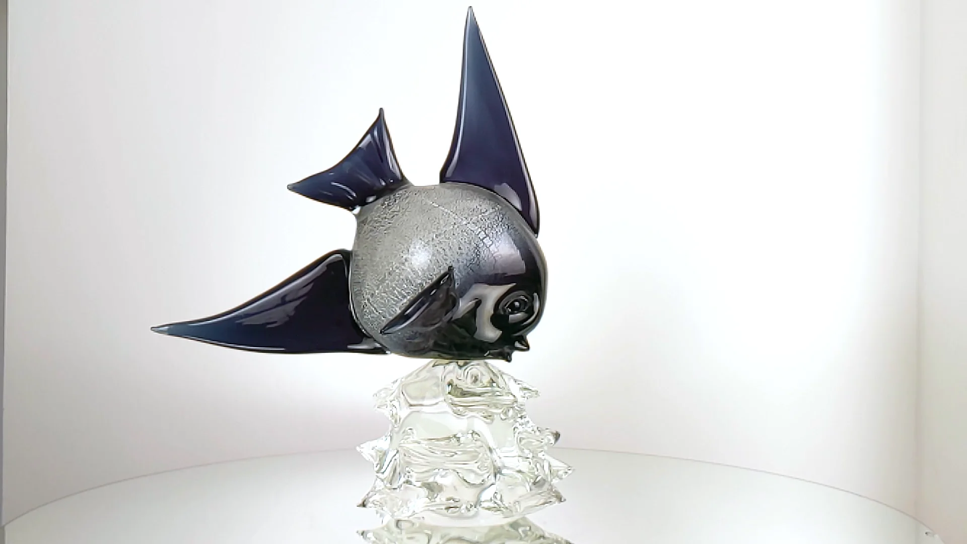 Tetsu MURANO ムラノ ディノ ロジン アート ヨット 帆船 Lot - DINO ROSIN (Italian b. 1948) A MURANO ART GLASS