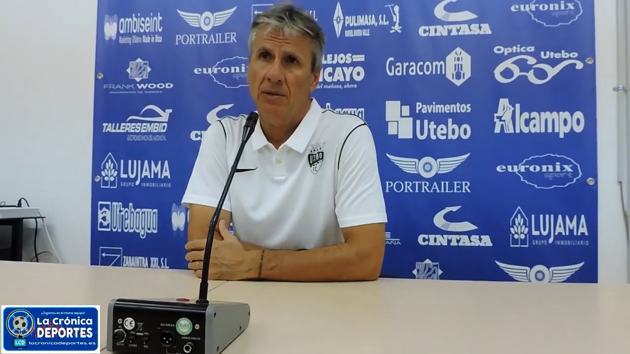 JUAN CARLOS BELTRÁN (Entrenador Utebo) Utebo FC 0-1 Sestao River / Jornada 2 / 2ª RFEF - Grupo 2 / Fuente: Facebook Utebo FC