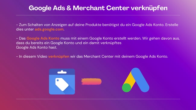 Merchant Center und Google Shopping verknüpfen