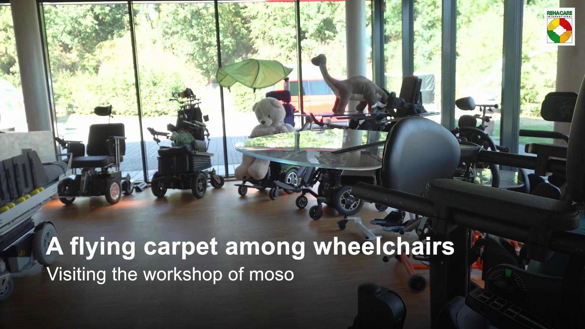 A flying carpet among wheelchairs Visiting the of moso on Vimeo