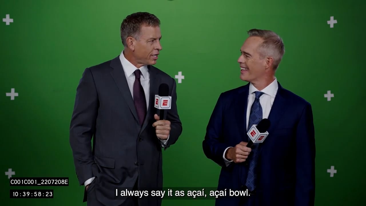 Welcome To MNF Joe Buck And Troy Aikman On Vimeo