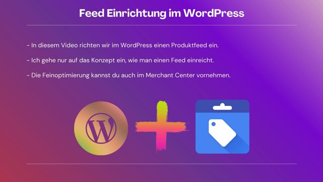 Feed-Einrichtung mit WordPress