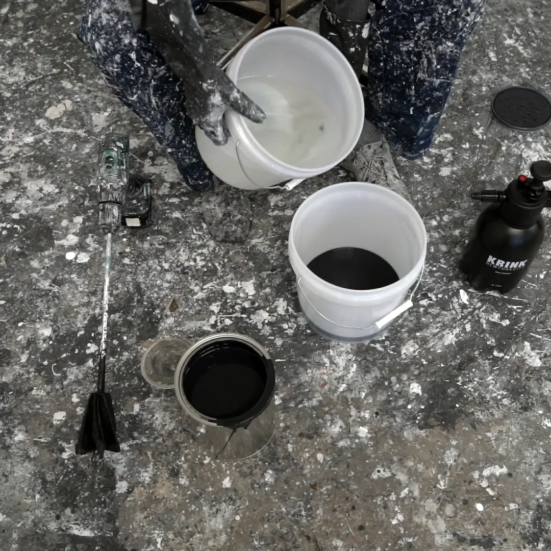 Mixing Paint for the Mini Sprayer – Krink