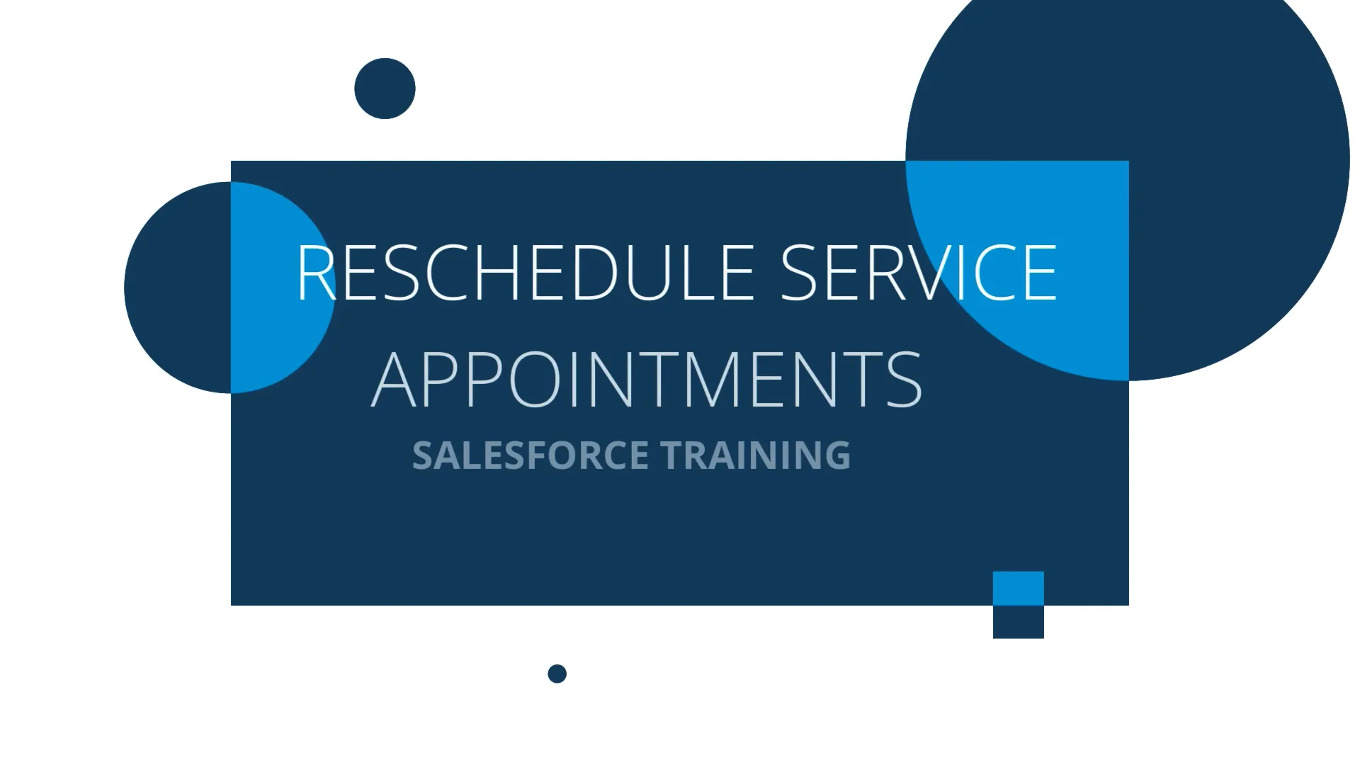 Reschedule Service Appointments on Vimeo