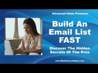 Build An Email List FAST Promo