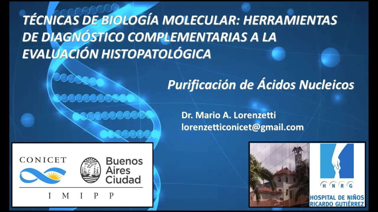 TÉCNICAS DE BIOLOGÍA MOLECULAR HERRAMIENTAS DE DIAGNÓSTICO ...