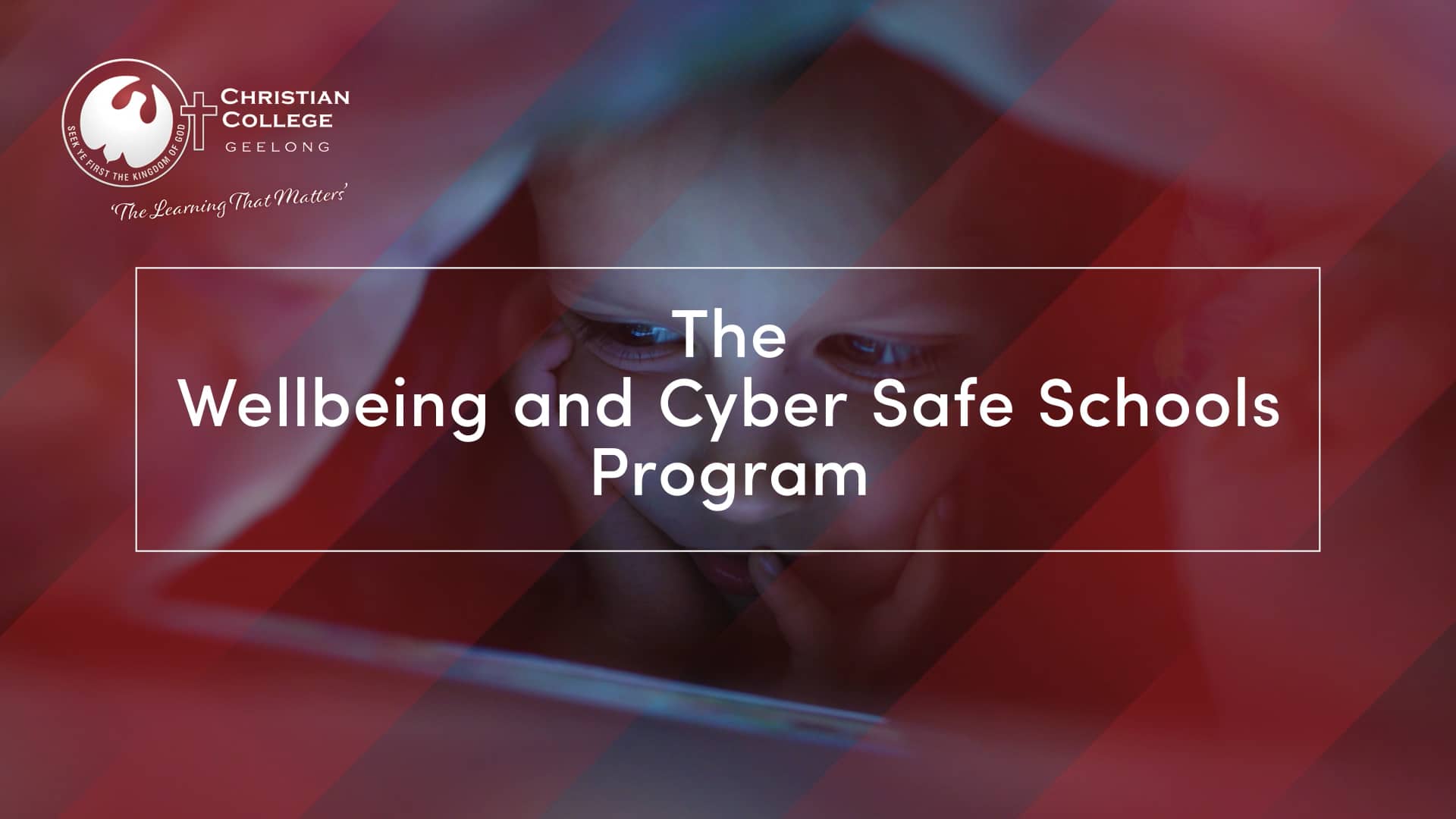 Wellbeing Evening and Cyber Safe Schools Program Launch.mp4 on Vimeo