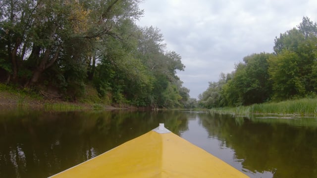 Relaxing Kayaking on the River Psel. Amazing Beauty of Ukrainian Nature. Part 2