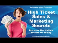 High Ticket Sales &amp; Marketing Secrets Promo