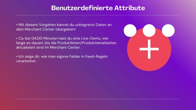 Benutzerdefinierte Attribute