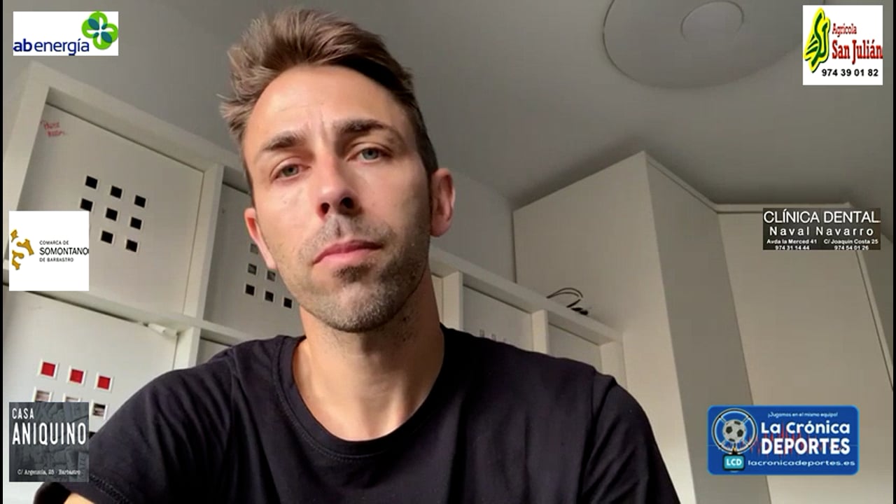 JOSÉ CARLOS GALLEGO (Entrenador Almudévar) AD Almudévar 4-0 CF Illueca / Jornada 1 / 3ª División