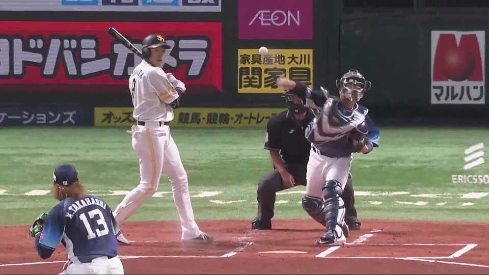 【1回裏】正確な位置への好送球!! ライオンズ・森友哉 見事な盗塁阻止を見せた!! 2022年9月13日 福岡ソフトバンクホークス 対 埼玉西武ライオンズ