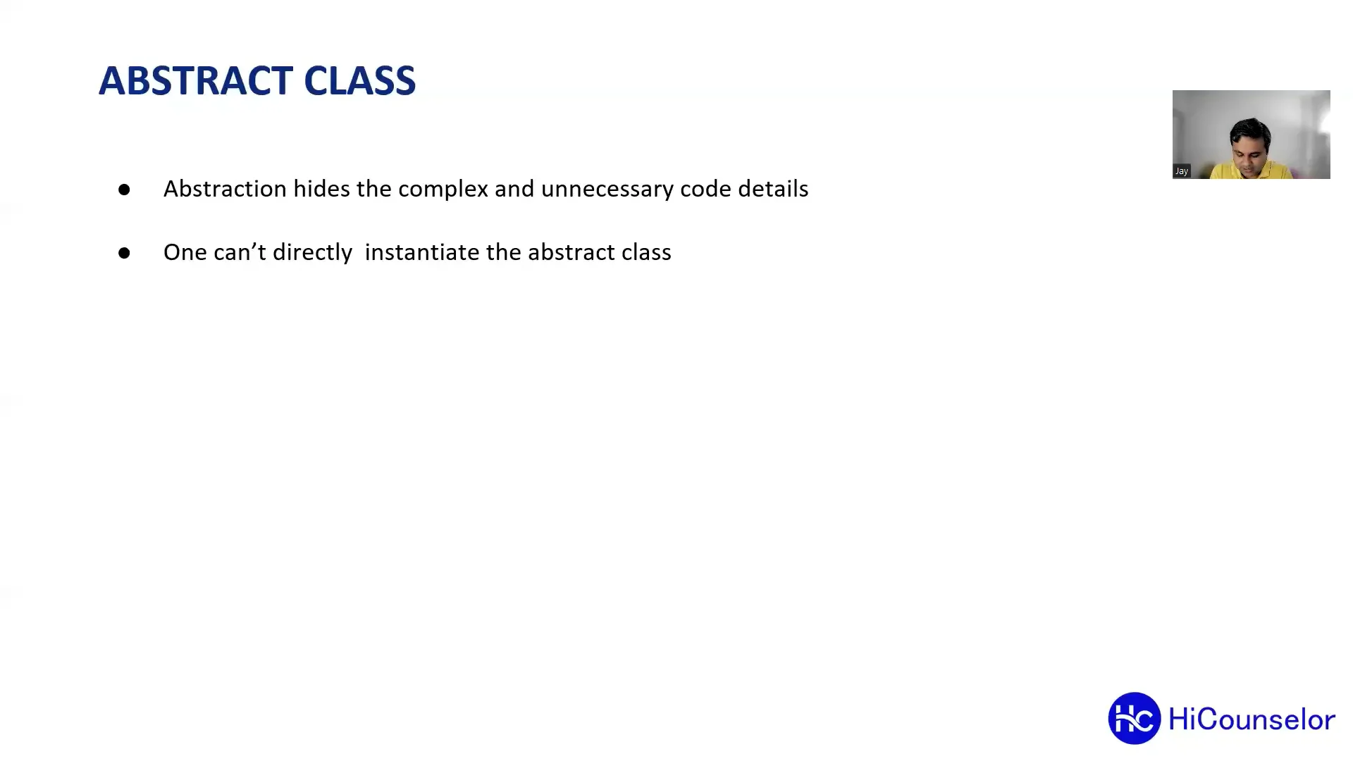 Abstract class.mp4 on Vimeo