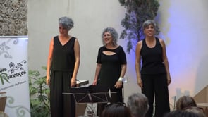 El trio Krregades de Romanços porten la cançó popular de ponent a l'Escala