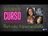 Cómo es mi nuevo curso interactivo Retrato hiperrealista - Por Paco Yuste