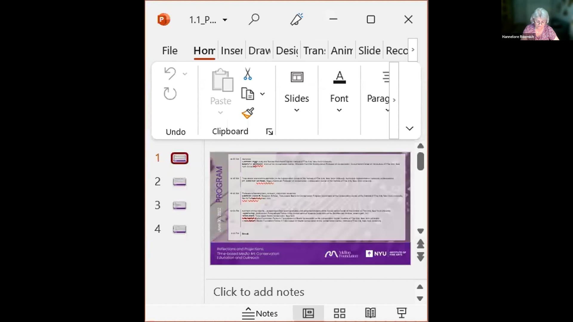 Day 1 Introduction by Hannelore Roemich