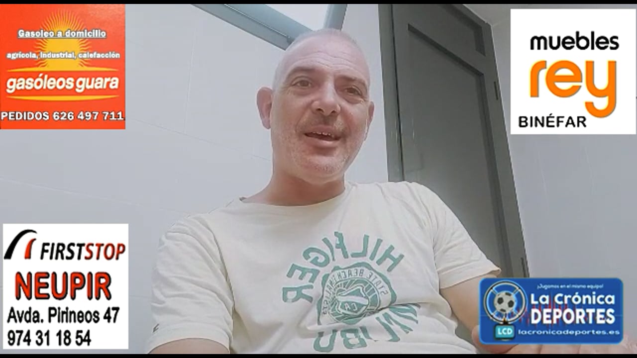 HUMBERTO ARTO (Entrenador Calamocha) CF Calamocha 0-1 CD Binéfar Jornada 1 / 3ª División