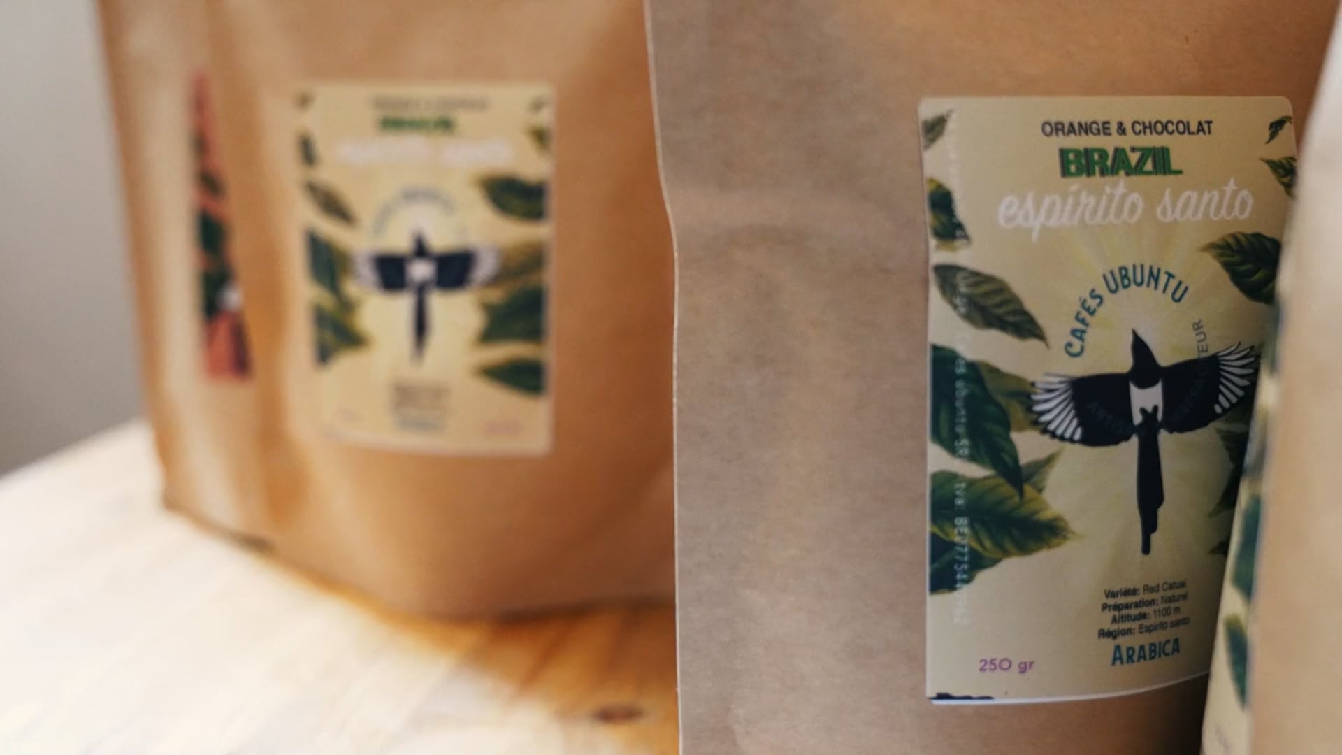 Cafés UBUNTU - Packaging Brazil Coffee