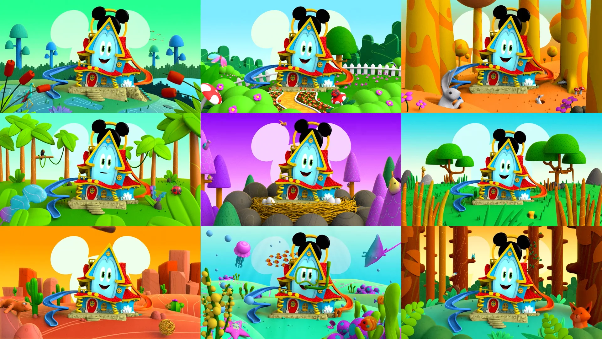 The Walt Disney Company - Disney Animals in the Funhouse S4