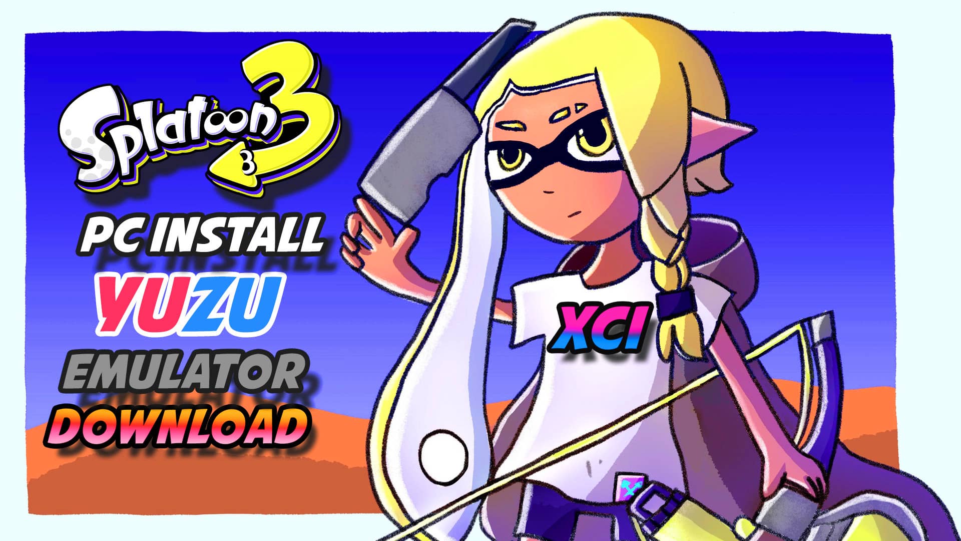 Install splatoon 3 on pc with the latest yuzu emulator build download