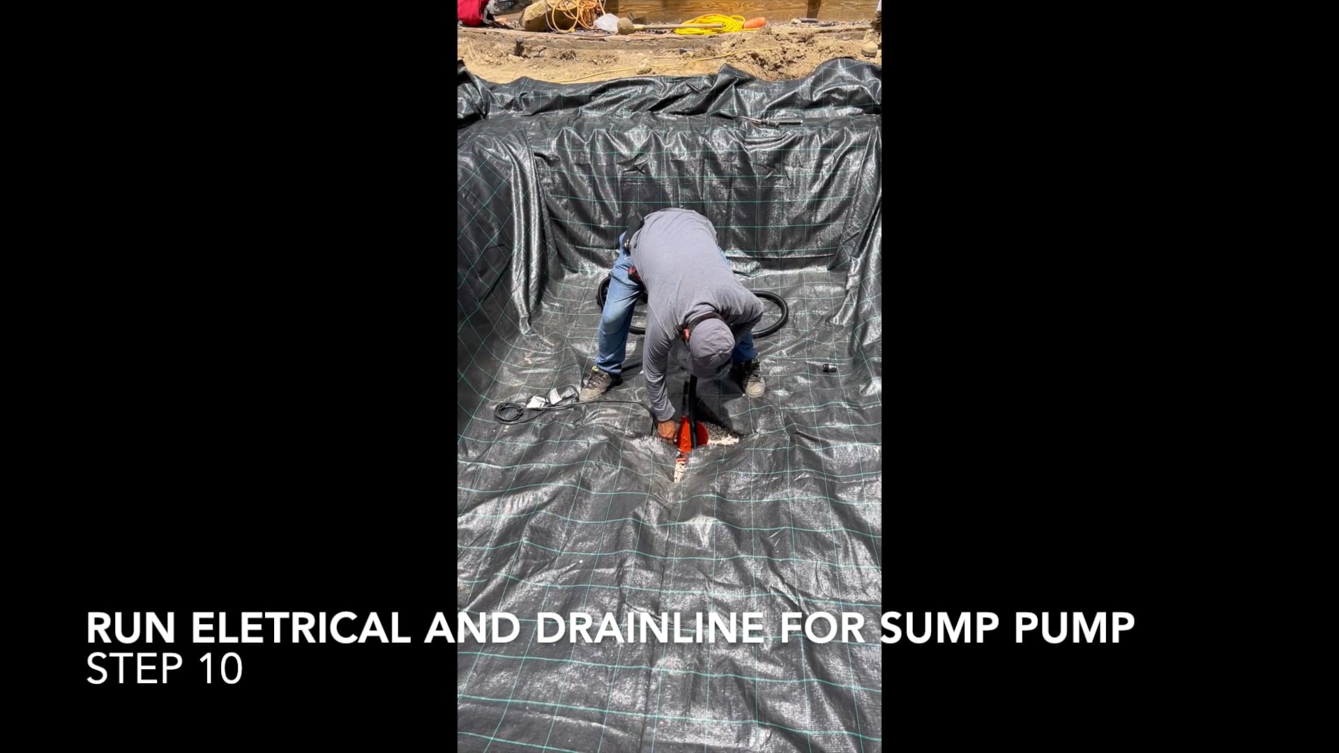 Inground Trampoline Sump Pump Installation Guide on Vimeo