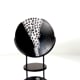 FLIP black white details modern round plate video