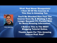 Blogging For Profit Promo Video