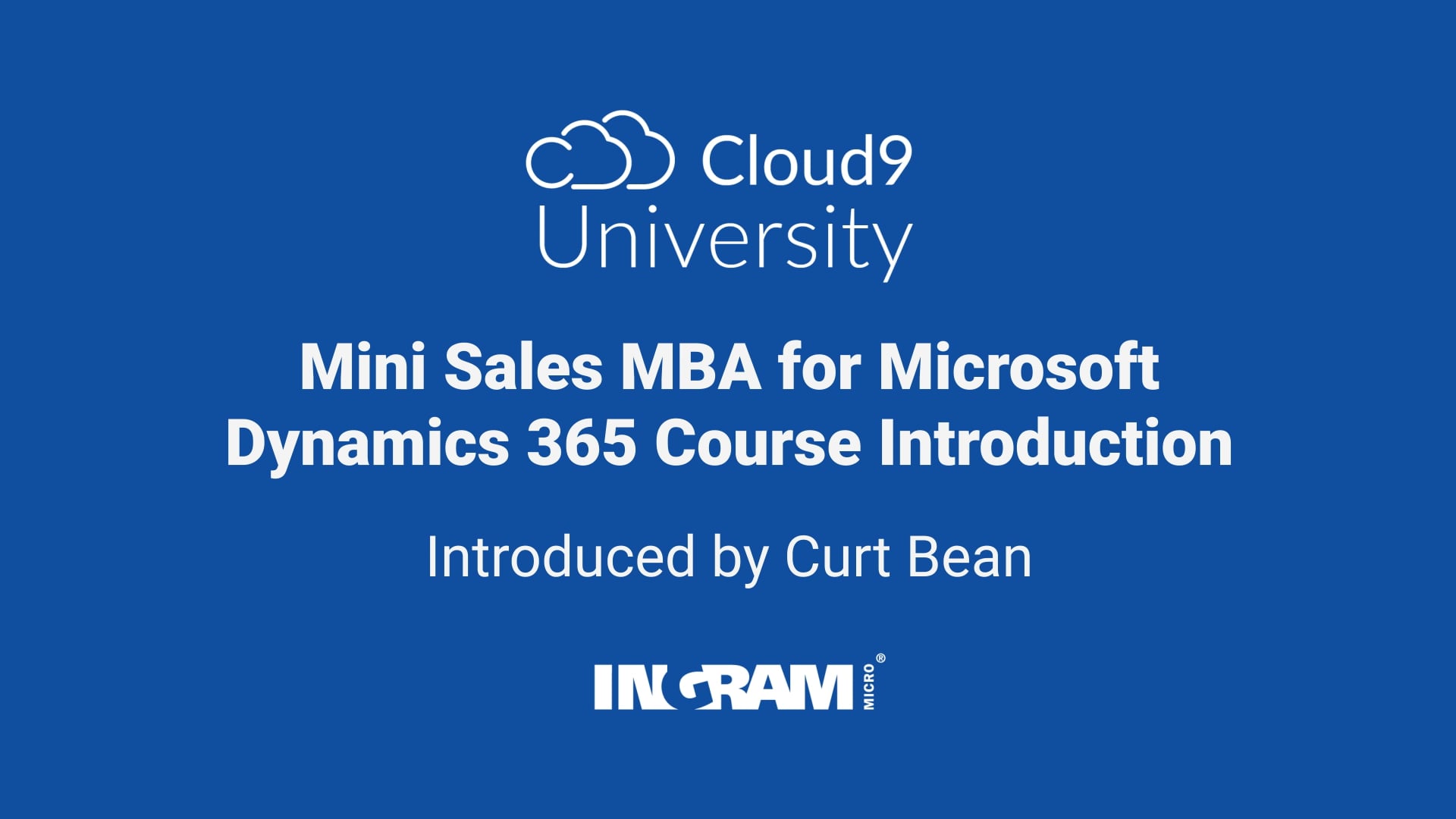 Mini Sales MBA for Microsoft Dynamics 365 - your overview of the whole ...